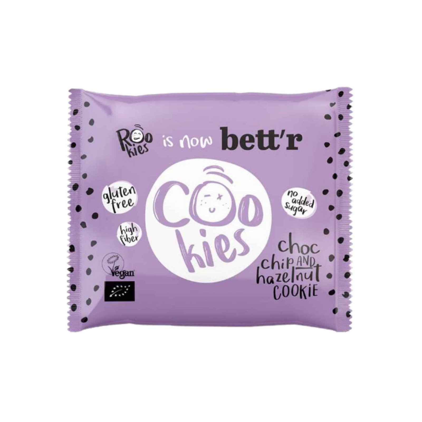 Bett'r Rookies Organic Cookie Choc Chip & Hazelnut 40g Bett'r Rookies Organic Cookie Choc Chip & Hazelnut 40g - Image 1