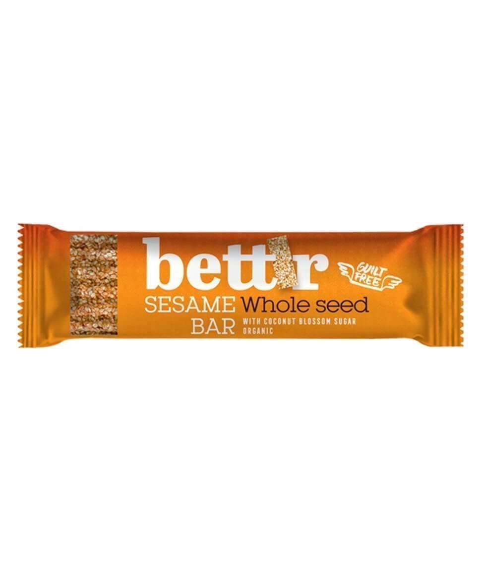 Bett'r Organic Sesame Whole Seed Bar 30g