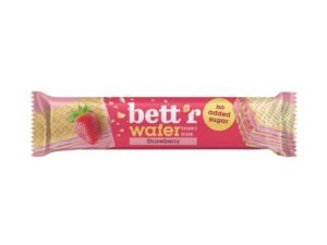 Bett'r Organic Wafer with Cashew Strawberry Cream No Added Sugar 30g