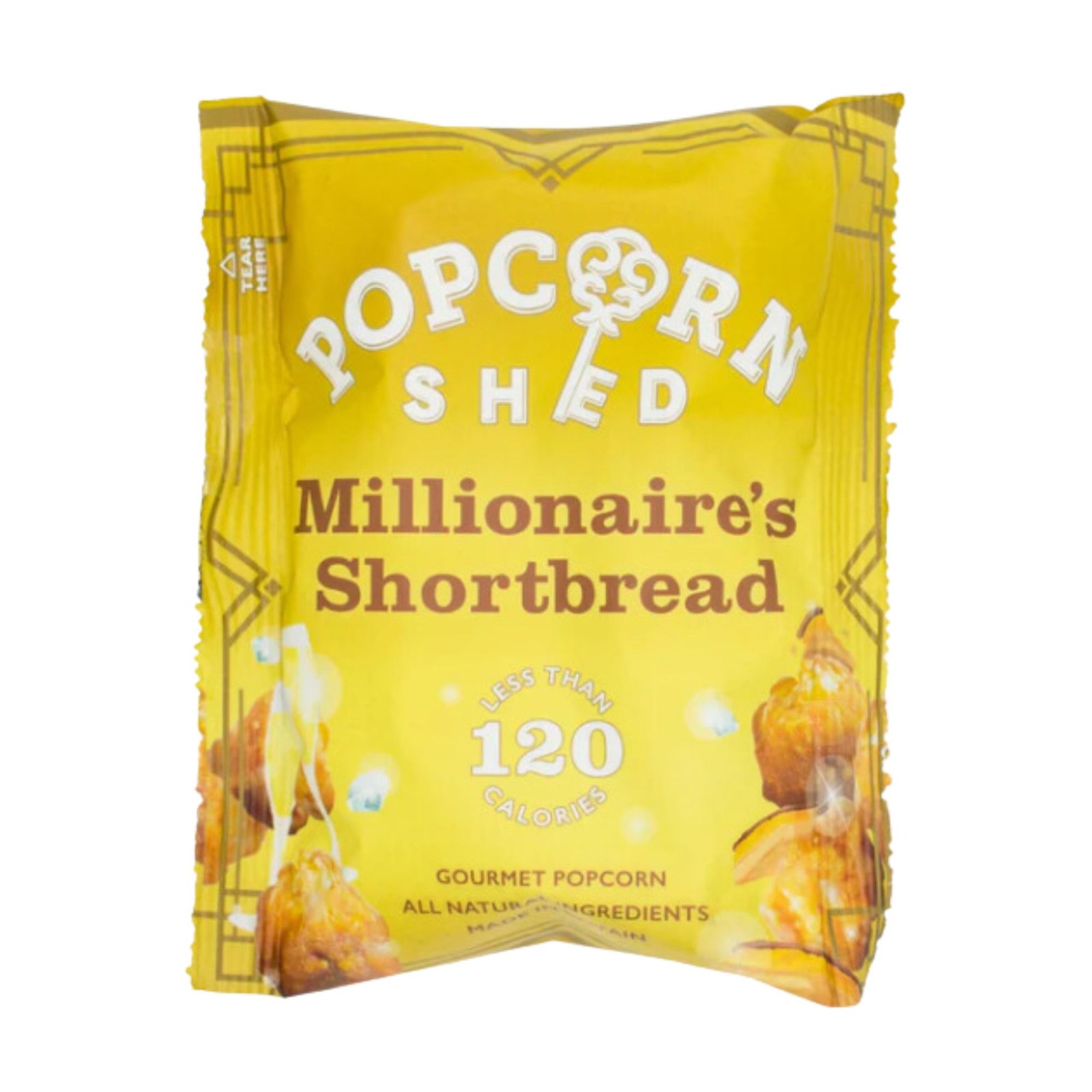 Popcorn Shed Millionaire's Shortbread Snack Pack 24g