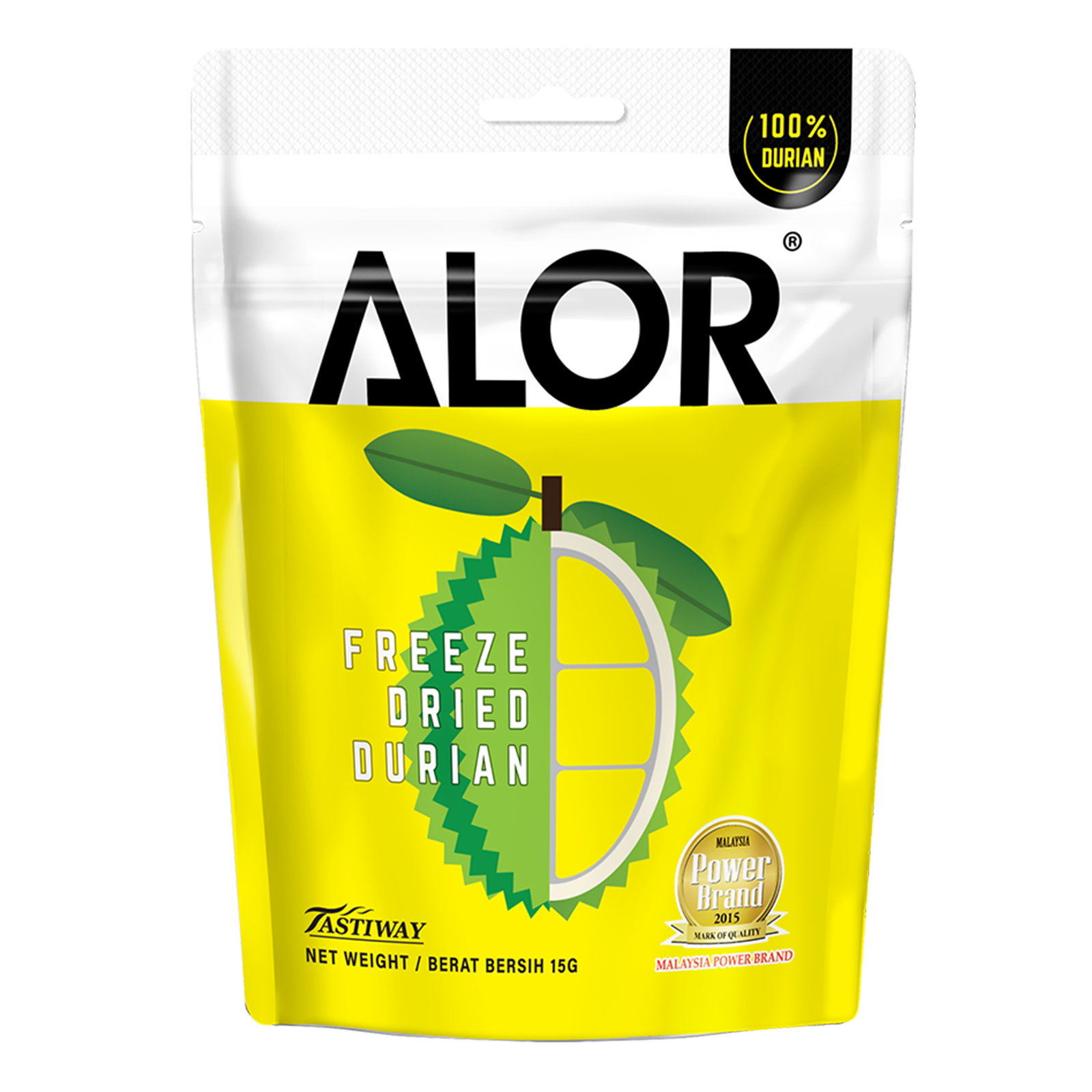 R-Tastiway_Alor_Freeze20Dried_Durian_snack_15 Alor Freeze Dried Durian 15g - Image 1