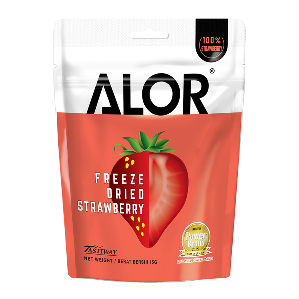 R-Tastiway_Alor_Freeze20Dried_Strawberry_snack_ Alor Freeze Dried Strawberry 15g - Image 1
