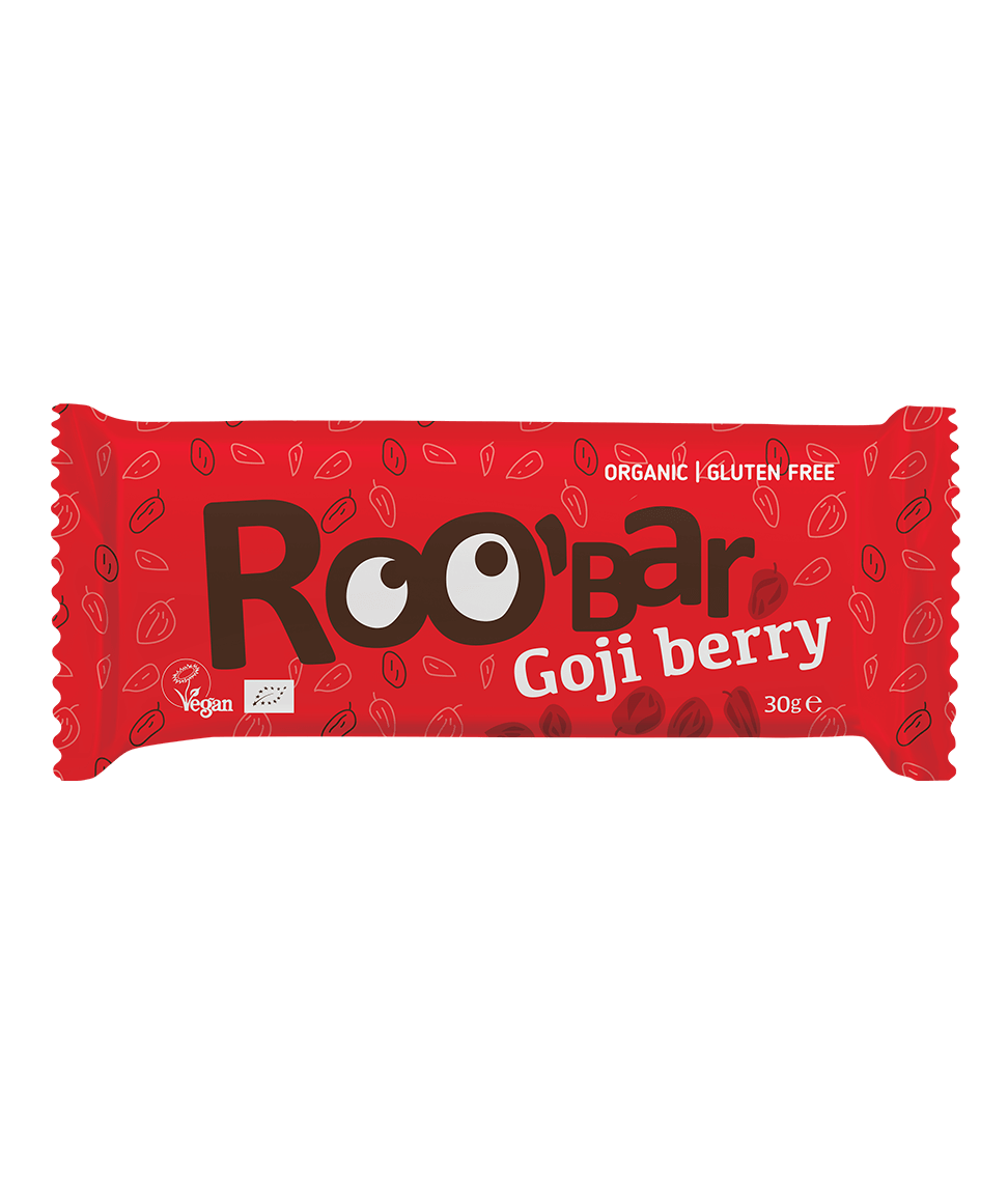 ROOBAR20Goji20Berries2050g.png Roobar Organic Goji Berry Bar 30g - Image 1