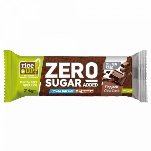 RiceUP_ Gluten Free Oats Bar Choco Chunk-600x600 RiceUP! Zero Sugar Gluten Free Baked Oats Bar Choco Chunk 70g - Image 1