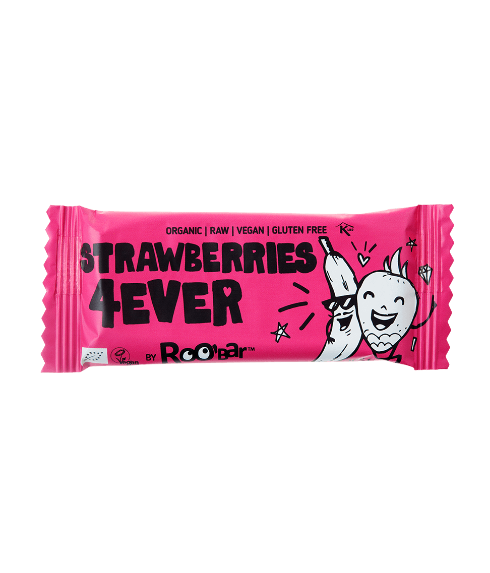 Roobar Organic Strawberries 4ever Bar 30g