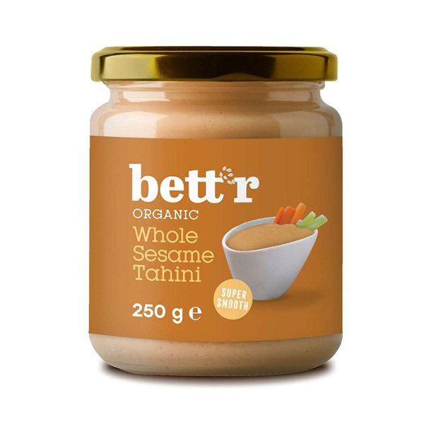 wp Bett'r Organic Whole Sesame Tahini 250g - Image 1