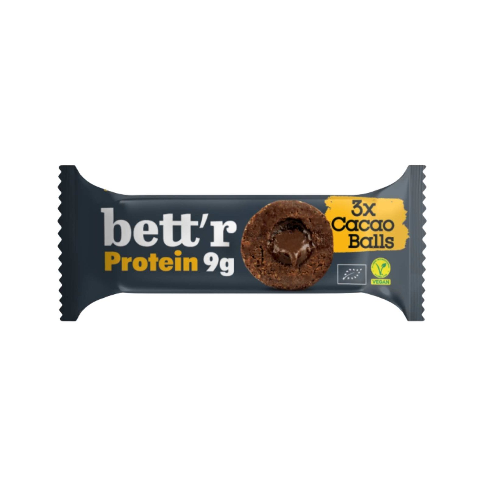 Bett'r Organic Protein Balls With Cocoa Filling 45g Bett'r Organic Protein Balls With Cocoa Filling 45g - Image 1
